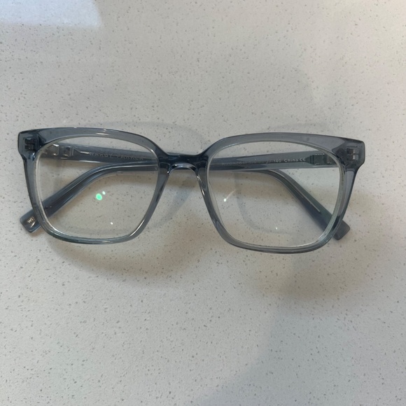 Warby Parker Hughes Eyeglasses, Pacific Crystal color, Grey - Picture 12 of 14